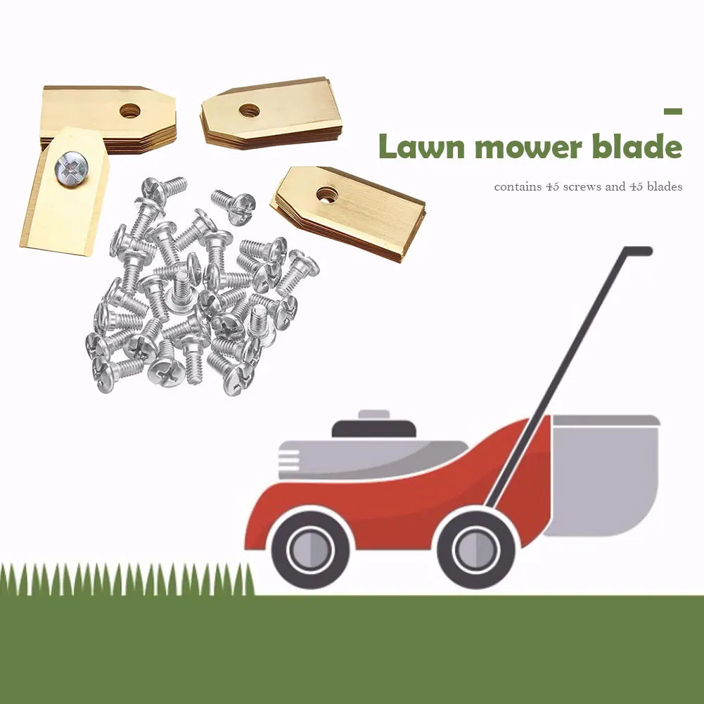 18/30PCS Rasenmäher Schneidmesser Edelstahl Mäher Cutter Klinge Ersatz Trimmer Cutter für Husqvarna Automower/Gardena