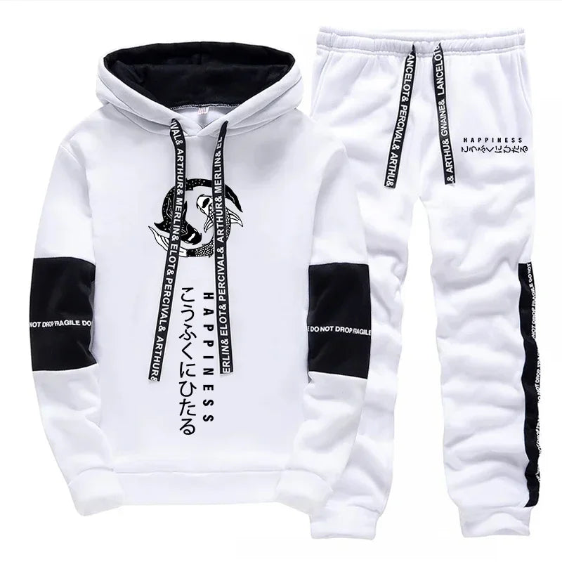 Casual Daily Outdoor Men's Tracksuit Hot Sales Sports Hooded Single Piece Sweatshirts And Sweatpants Comfortable Jogging Quality.