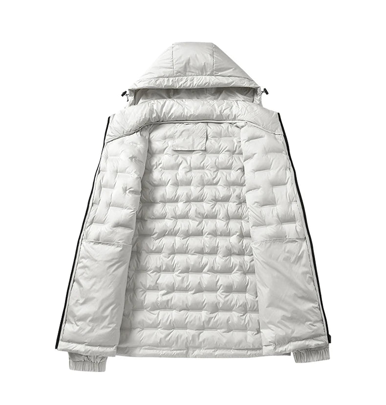 Outdoor Hiking Jacket Winter Fleece Windproof Camping Fishing Hooded Jacket Male Thick Warm Trekking Climbing Skiing Casual Coat.