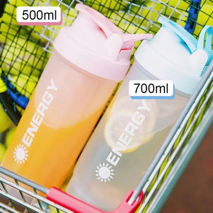 Summer Large-capacity Shaker Cup Outdoor Fitness Milkshake Cup Student Sports Portable Stirring Ball Shock-resistant with Scale.
