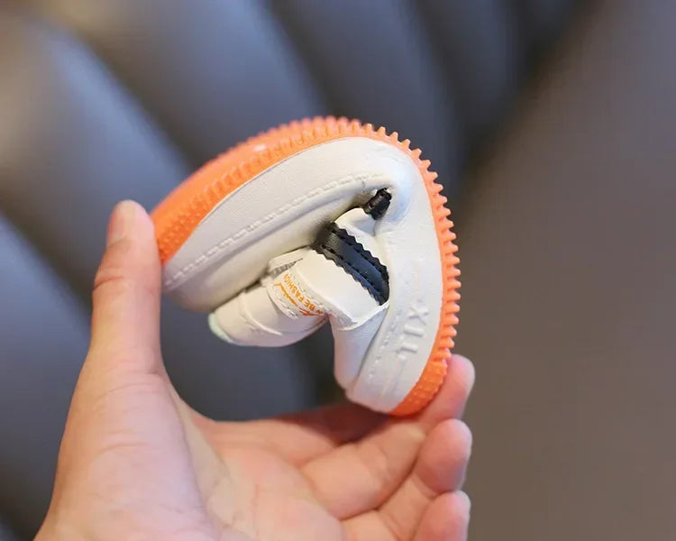 Size 21-32 Children Anti-slip Wear-resistant Casual Shoes Girls Boys Kids Soft Sole Toddler Shoes Baby Breathable Sport Sneakers.