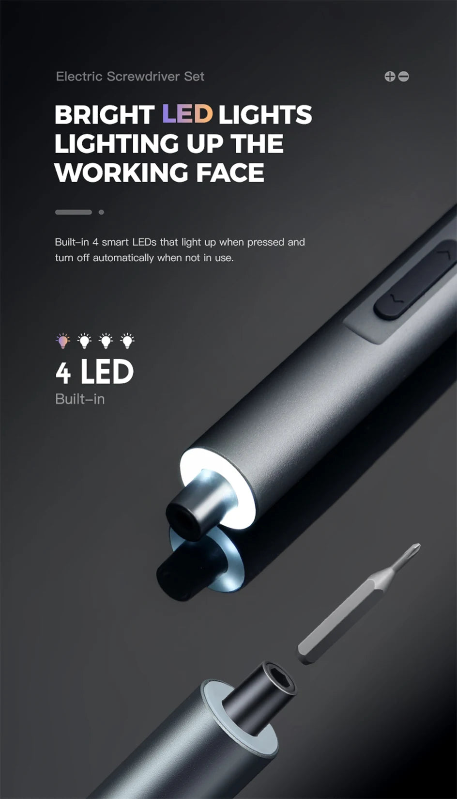 66-in-1-Elektrowerkzeug, wiederaufladbarer Elektroschrauber, Präzisionssets, magnetische kleine Bits für Xiaomi Mobile Phone Repair Toys