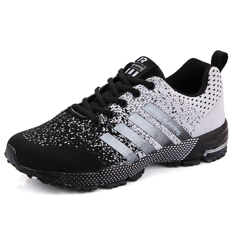 New fashionable plus-size men's casual sports shoes, walking and running shoes, tennis vulcanized men's shoes