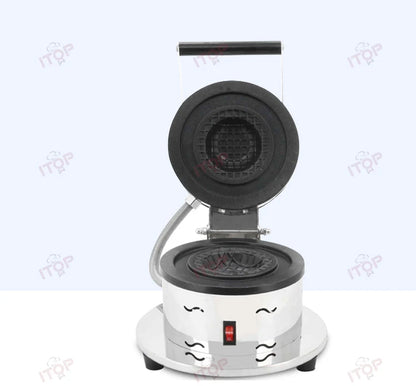 Commercial Burger Ice Cream Bread Maker 10CM Dia. Gelato Press Heating Machine Gelato Panini Press Ice Cream Sandwich Machine.