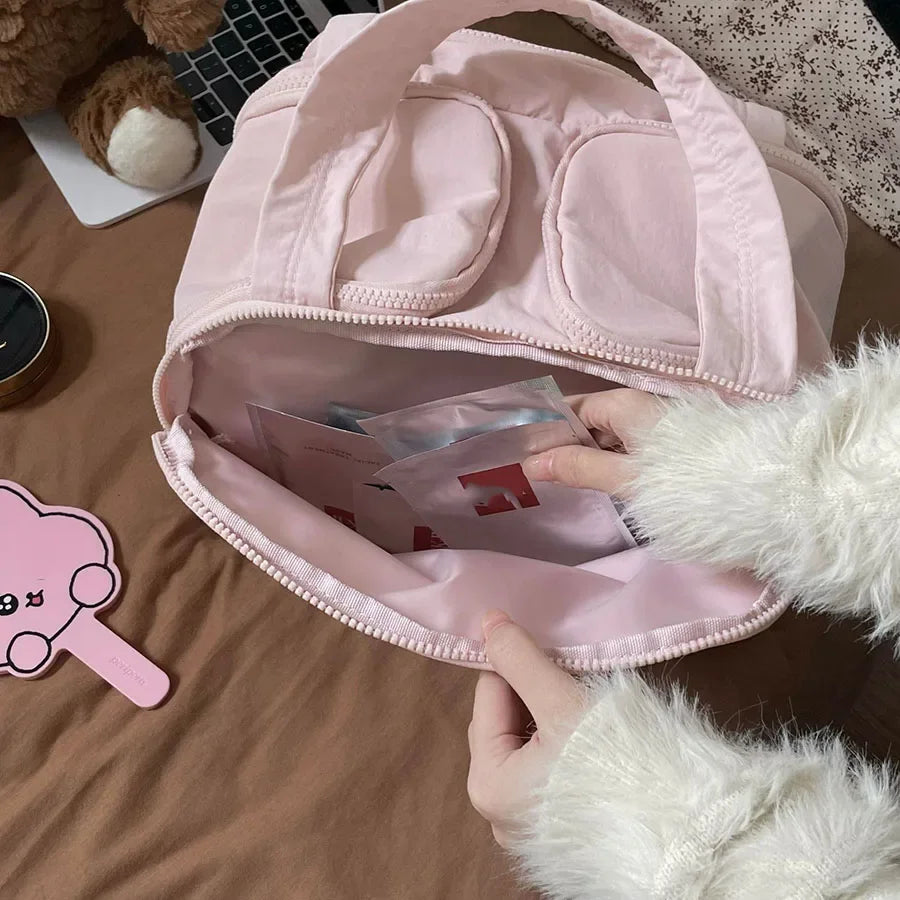 New Women's Cosmetic Bag Portable Storage Bag Large Capacity Luxury Makeup Bag Travel Organizer Essentials Toiletry Bags.