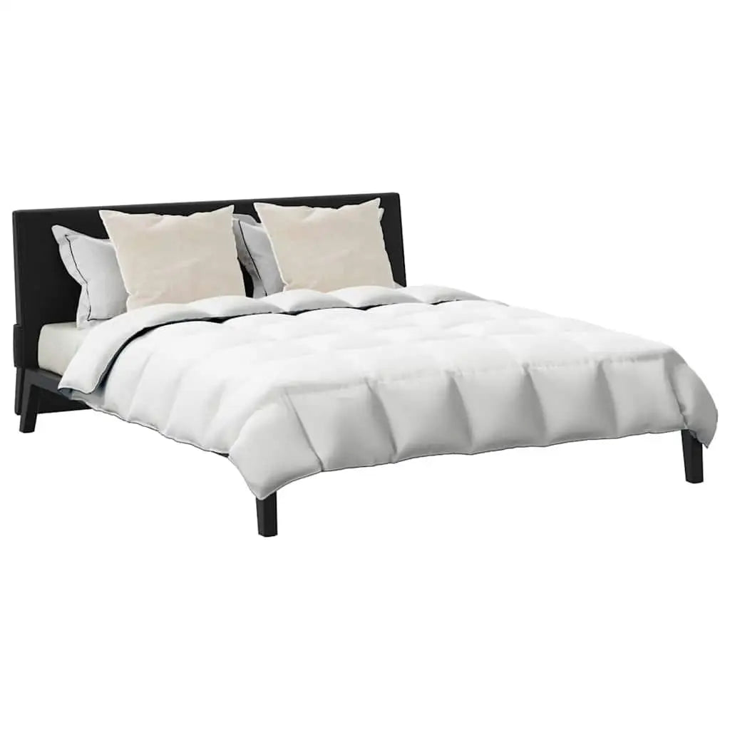 Winter Bedding Set with Pillow 3 Pieces White 260x220cm Soft Warm Quilt Cover Cozy Bedroom Decor.