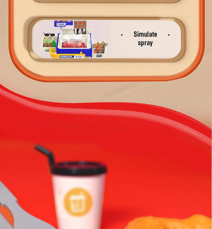 Kitchen Food Role Play Pretend Play Children Toy Ice Cream Candy Sweet Dessert Accessories Toys for Kid Christmas Birthday Gifts.