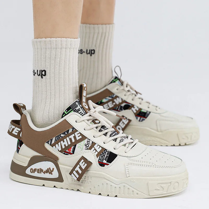 High Quality Men's Casual Shoes  Luxury Male Sneaker Outdoor Fashion Skateboard Shoes Running Platform Designer Vulcanized Shoes.