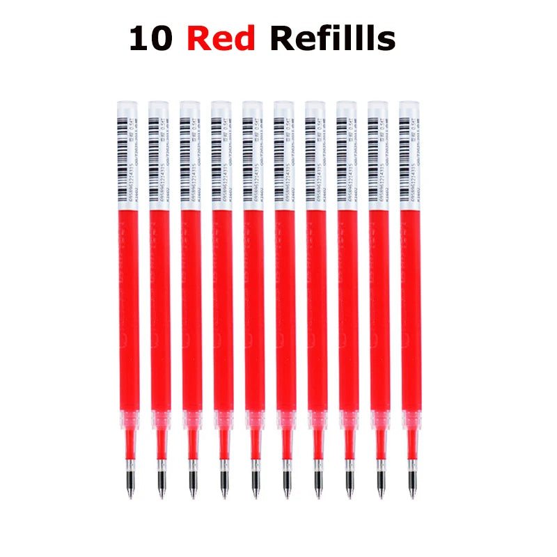 KACO Gelschreiber, Press-Signaturstift, Schreibwaren, Metall-Stiftclip, 0,5 mm, schwarze Tinte, schnell trocknend, großes Fassungsvermögen, 800 m, glattes Schreiben