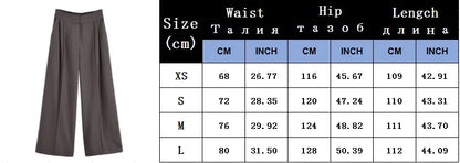 Casual Pants 2 Pieces Sets For Women Short Sleeve Coat High Waist Trousers Women's Suit 2025 Two Pieces Loose Woman Outfits.