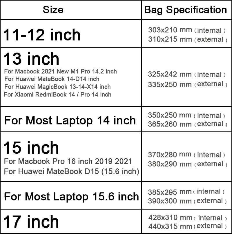 Soft Laptop Bag 13 13.6 14 15 15.6 17 inch For Huawei Lenovo ASUS HP Dell Macbook Air Pro 16 M1 M2 Case 2023 Sleeve Liner Cover.