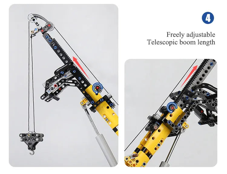 MOULD KING 17011 Technical Car Toys The APP&RC Motorized Tow Truck Model Assembly Building Blocks Bricks Kids Christmas Gifts.