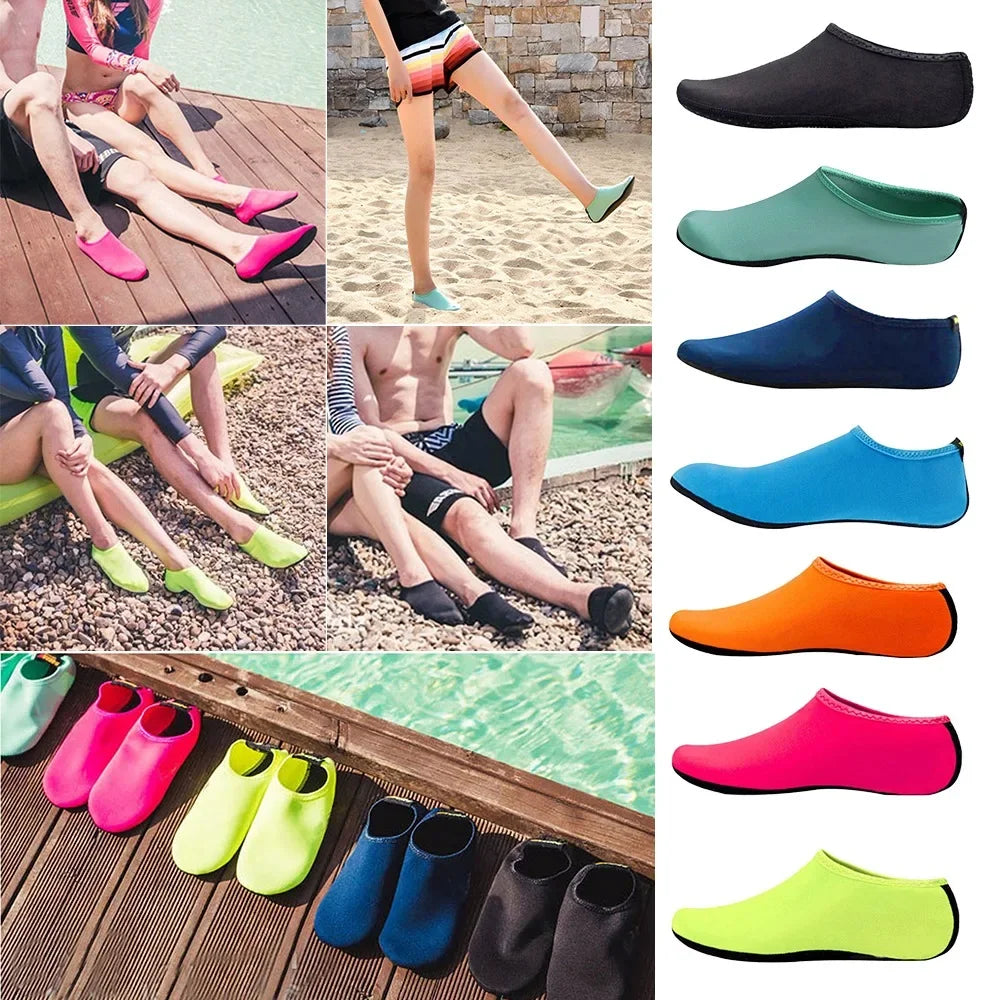 Women Beach Water Shoes Beach Sneaker Socks Man Barefoot Yoga Shoes Quick-Drying Surfing Swimming Shoes Barefoot Water Skin Sock.