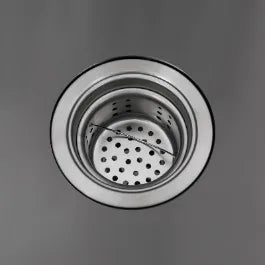 Küchenspüle, integrierte Spüle aus Edelstahl, 50 x 45 cm, Wasserhahn, Küchenspüle mit Seifenspender und Abtropfbrett, Gartenspüle