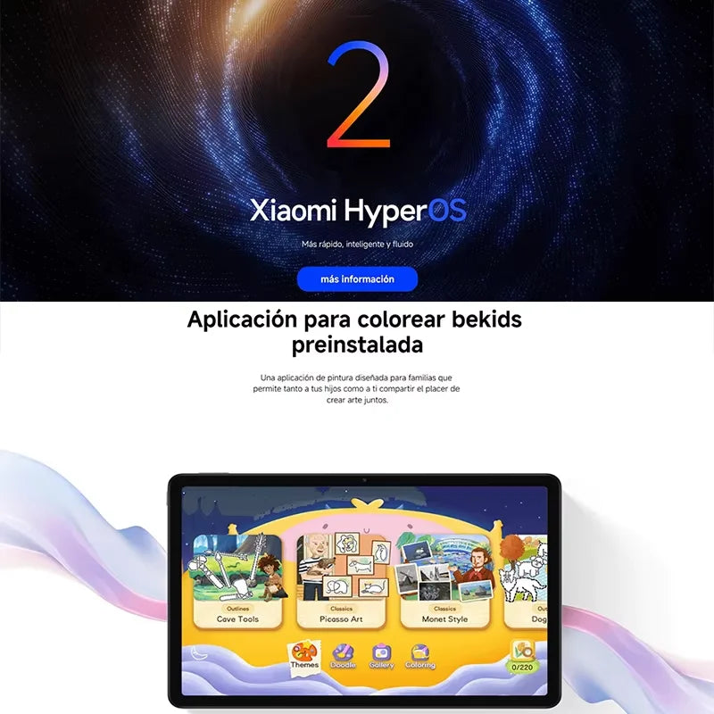 Global Version Xiaomi Redmi Pad 2 Tablet 11" 2.5K Display 9000mAh Battery 18W Fast Charge Xiaomi HyperOS 2.