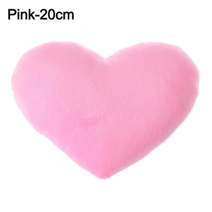 PP cotton Soft Pillow Comfortable Heart Plush Pillow Red Color Pink Color Stuffed Pillow Heart Shape Home Decorative