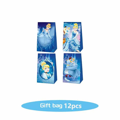 Disney Cinderella Geburtstag Dekoration Party Liefert Hintergrund Geschirr Set Luftballons Dekoration Party Gefälligkeiten Für Kinder Geburtstag