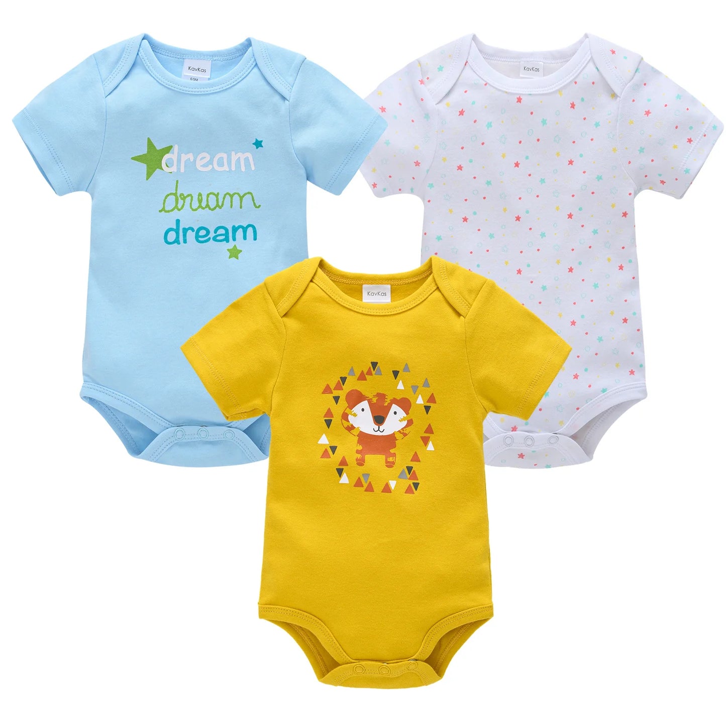 3 teile/los Baby Jungen Body Mode Körper Anzüge Kurzarm Neugeborenen Overalls Cartoon Kinder Baby Mädchen Strampler Kleidung Боди