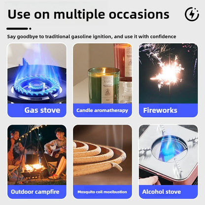 Aromatherapy Candle Extended Gas Stove Gas Electronic Charging Igniter, Household Ignition Gun Igniter Lighter.