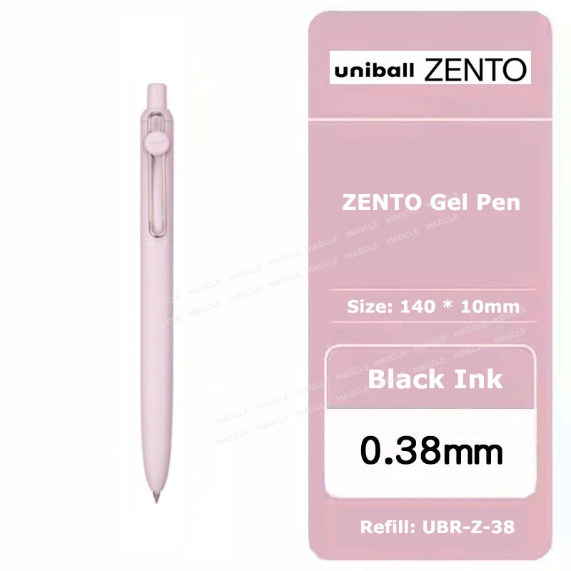 Uniball ZENTO Standard 0,38/0,5 mm Gelschreiber, wasserbasierte, glatte Schreibroller, passend für verschiedene Anlässe, Schreibwaren