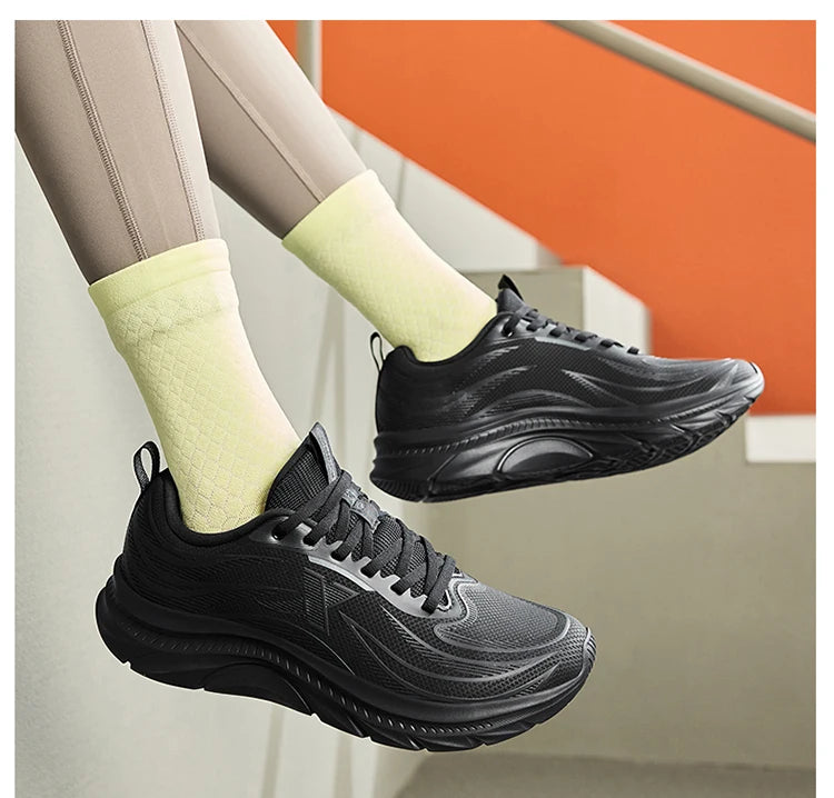 Xtep 299 Leather Running Streamline For Women 2024 Winter Running Shoes Leisure Training Sneaker(Suggest 1 size up) 876418110021.