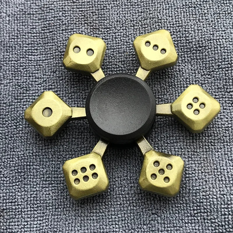 New Bronze Metal Alloy Fidget Spinner R188 Mute Bearing Hand Spinner Fingertip Gyro Stress Relief Toys For Kids Adult
