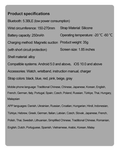 2025 New Iatrology Grade Smart Watch Women Blood pressure Blood oxygen Fat Heart Rate Menstrual Tracking BT Call Bracelet Ladies