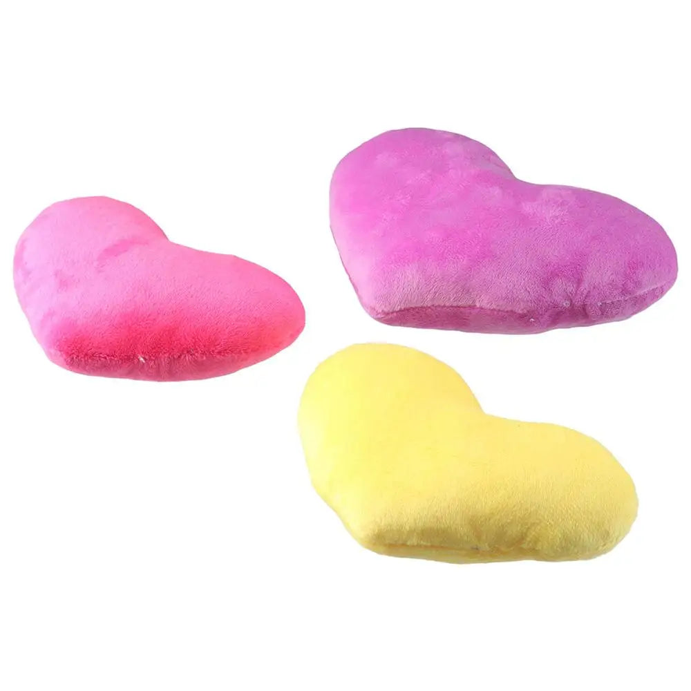 PP cotton Soft Pillow Comfortable Heart Plush Pillow Red Color Pink Color Stuffed Pillow Heart Shape Home Decorative.