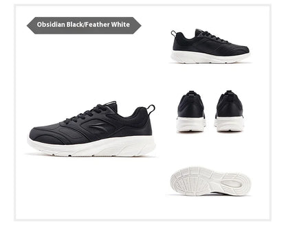 361 Degrees Men Running Shoes Lightweight Cushioning Leather Waterproof Casual Rebound Jogging Non-Slip Sneakers male 672432227