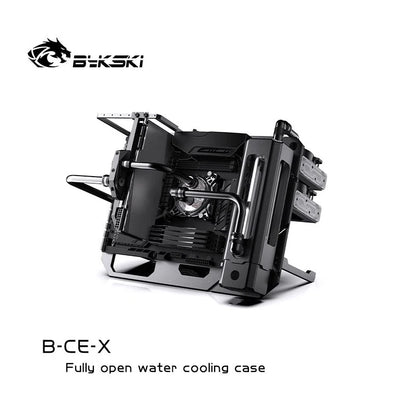 Granzon B-CE-X Open Frame Chassis Distro Plate Water Cooling Computer Case Vertical Horizontal, DIY Display