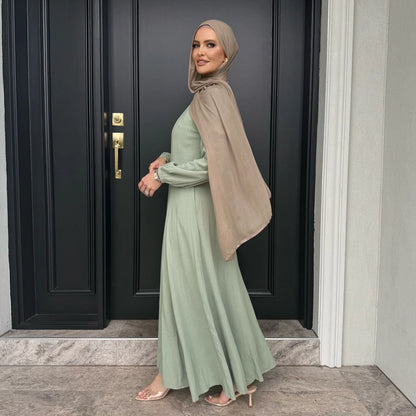 Muslimische Abaya Frauen Kleider Solide Schlank Jalabiya Eid 2025, Ramadan Marokko Islam Vestidos Largos Arabische Lange Robe Dubai Abayas Kaftan.