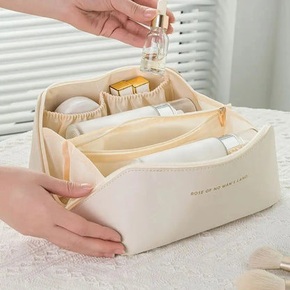 Makeup Organizer Female Toiletry Kit Bag Make Up Case Storage Pouch Luxury Lady Box, Cosmetic Bag, Organizer Bag For Travel Zip.