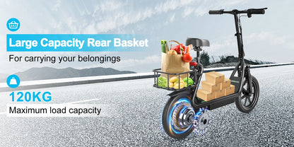 2025 New ATSANT ES2/ES2 PLUS Electric Scooter with Seat 500W 35KM/H 54.6V10.4/22.5Ah 45/100KM 14Inch Tyres With Smart APP EBlike.