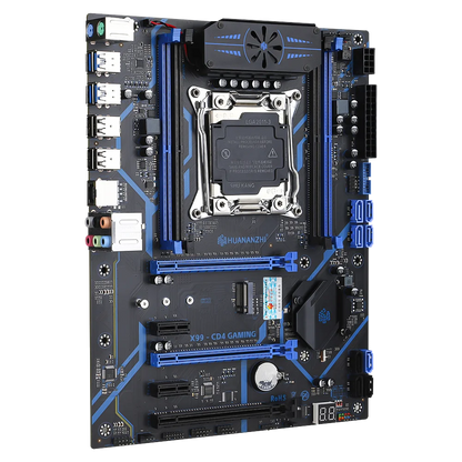 HUANANZHI X99 CD4 Motherboard Support LGA 2011-3 Intel Xeon E5 V3 V4 DDR4 RECC NON-ECC Memory with TPM 2.0 for Desktop Computer.
