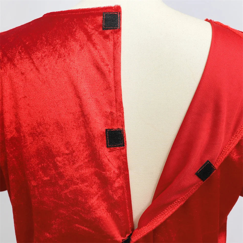 Kind Königin Der Herzen Rolle Spielen Prinzessin Kleid Alice Poker Cosplay Kostüm Mädchen Halloween Bühne Leistung Geburtstag Party Kleidung.