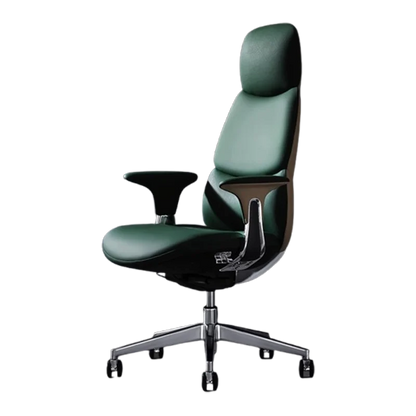 Bequemer Chefbürostuhl, luxuriöser grauer Designer-Drehstuhl, ergonomisch, tragbar, für das Home Office von Fotel Gaming