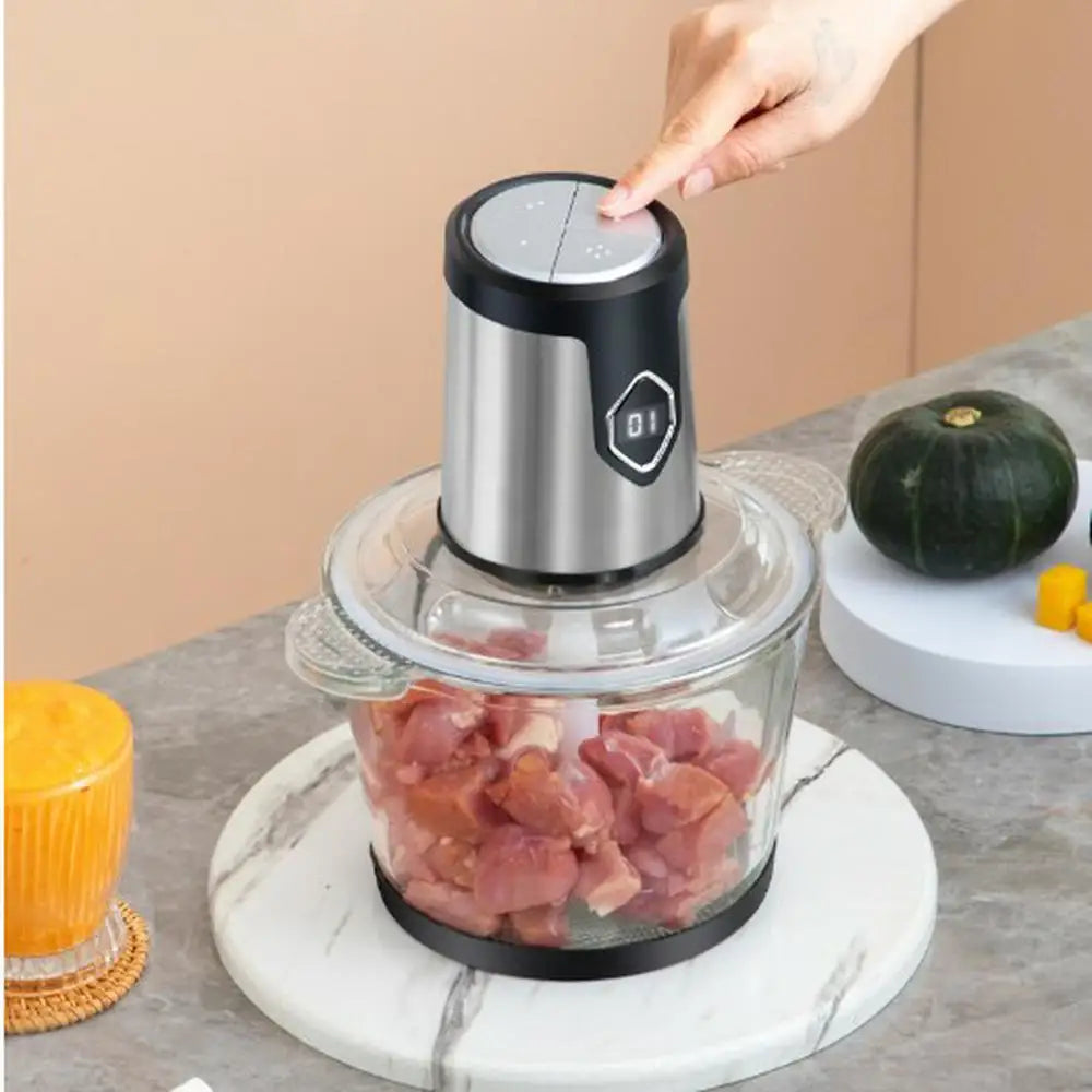 Multifunctional meat grinder 5L 500W stainless steel, kitchen machine, Shredder, 4-step, minced meat/vegetables/Dough.