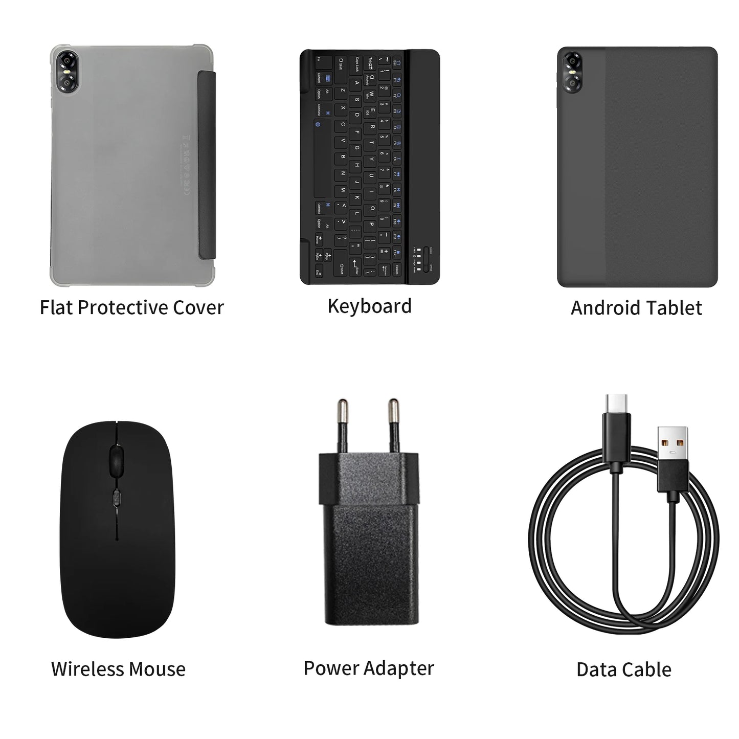 10.1" Android Tablet with Octa-core Processor 8GB(4+4GB Virtual) RAM 64GB ROM HD IPS Touchscreen, Wi-Fi 6, BT 5.0, Dual Camera.