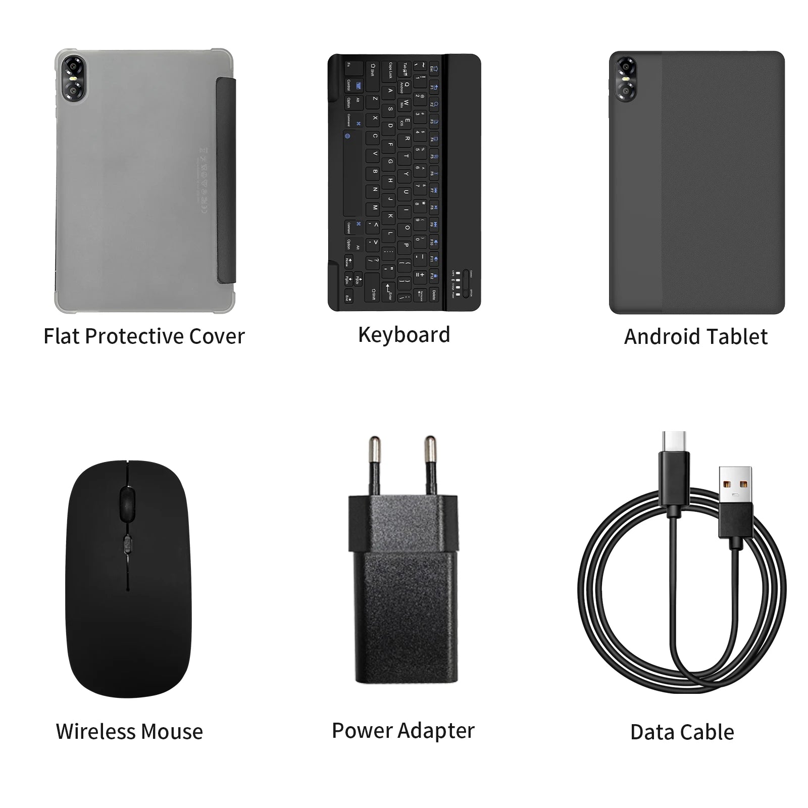 10.1" Android Tablet with Octa-core Processor 8GB(4+4GB Virtual) RAM 64GB ROM HD IPS Touchscreen, Wi-Fi 6, BT 5.0, Dual Camera.