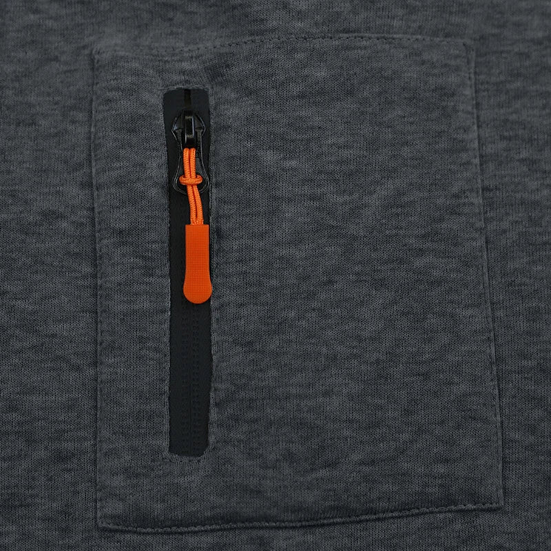 Men's Loose Fit Heavyweight American-Style Casual Sportswear Jacket fleece Lined Hooded Sweatshirt for Winter