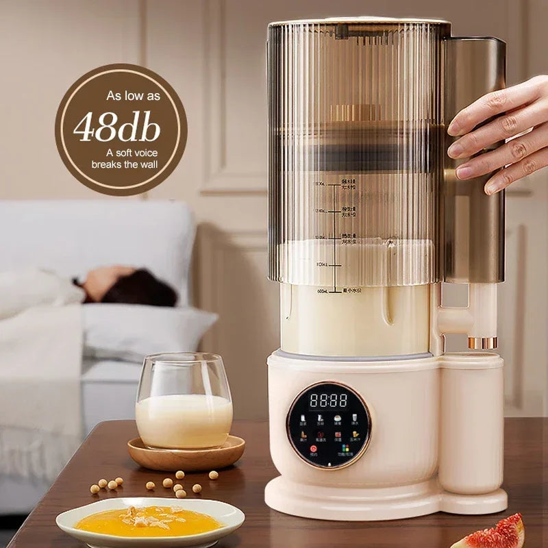 Electric Soy Milk Machine 1500ML Mixer Machine Automatic Intelligent Food Blender Fruit Juicer Wall Breaking Rice Paste Maker.