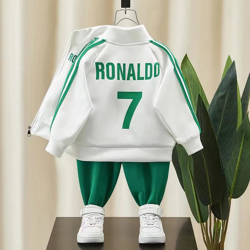 Children Clothing Set Boy Clothes Spring Suit Baby Sets Cute Cotton Coat Pants Kids Soft Tracksuit With Bag 2-10Y 2024 New