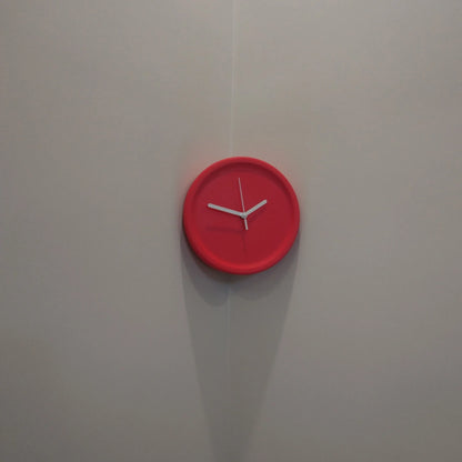 3D-Druck Eckwanduhr ohne Perforationen Einfache stille Wanduhr DIY Malkunst Dekoration Kleine Raumdekoration