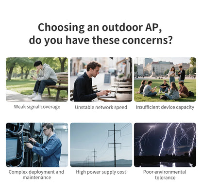 COMFAST BE3600 WIFI7 Outdoor AP Router 2.4G/5.8G Dual Dand Long Range signal Extender Amplifie wireless WiFi Repeater waterproof.