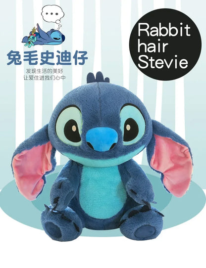 80cm Big Size Disney LILO & Stitch Anime Plush Stuffed Doll Room Plushies Pillow Kawaii Ornaments Children's Holiday Gifts.