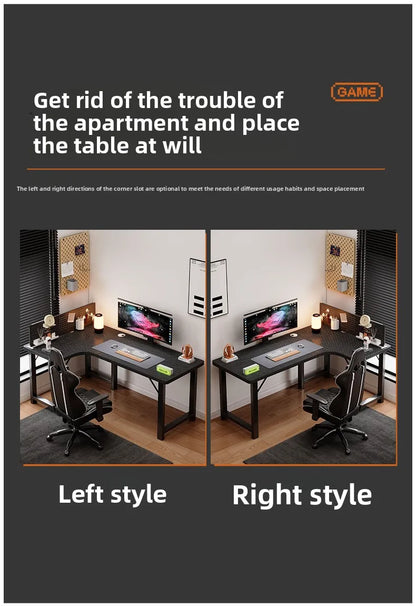 Computertisch Ecktisch für Zuhause, Arbeitstisch, Büro-Schreibtisch, E-Sport
