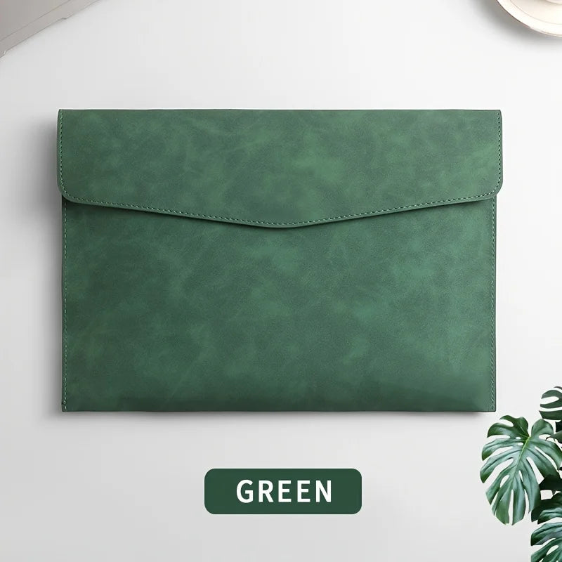 A4 File Storage Bag Simple File Folders Business Office School File Organizer Bags Laptop Sleeve.