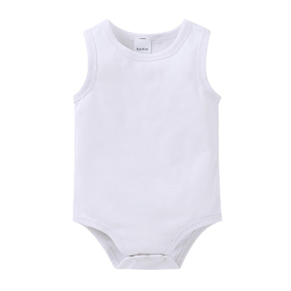 2025 Kleinkind Baby Mädchen Jungen Body 100 % Baumwolle 1 Stück 2 Stück 3 Stück Sling Weste Design Neugeborene Kleidung.