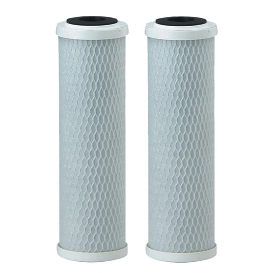 Coronwater 10 Inch Activated Carbon Block Water Filter Cartridge 0.5 Micron CBC-10 for Purification