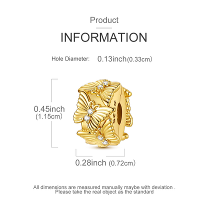 Gold Series DIY Charms Bead Original 925 Sterling Silver Inlaid Zirconium Sun Leopard Pendants Fit Bracelet Jewelry Gift Marking